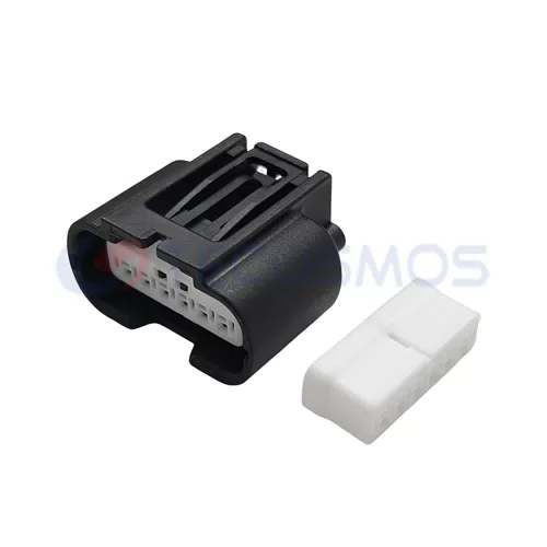 6-Pin Female Waterproof Accelerator Pedal Plug Reversing Radar Probe Harness ABS/Nylon Copper for Cars Model 7287-1380-30